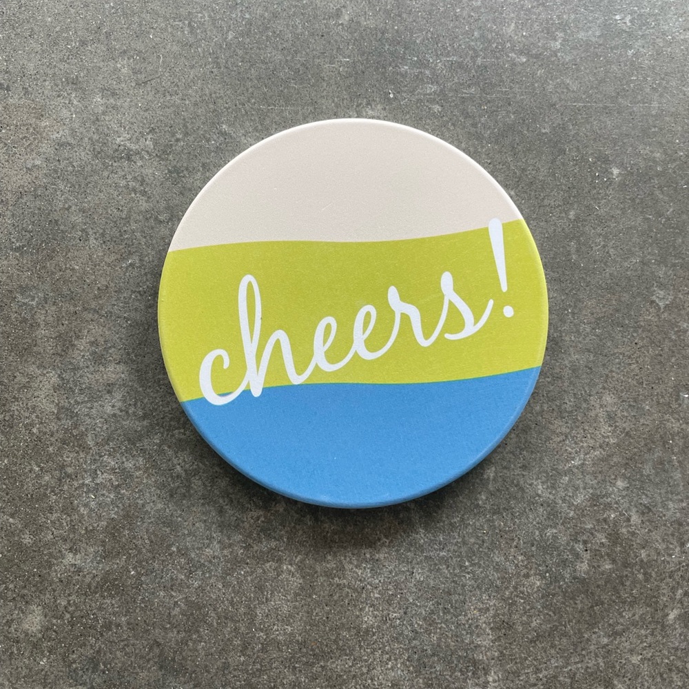 Cheers Ceramic Coaster